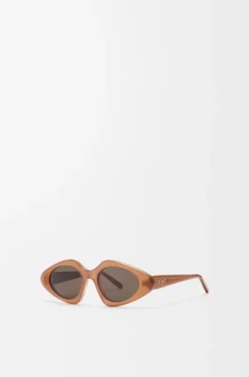 Dreieckige, schmale Sonnenbrille