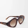 Dreieckige, schmale Sonnenbrille Dreieckige, schmale Sonnenbrille