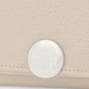 Dreifach gefaltetes Portemonnaie aus Kalbsleder mit Pebble-Prägung