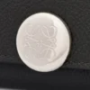 Dreifach gefaltetes Portemonnaie aus Kalbsleder mit Pebble-Prägung