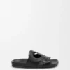 Ease Monogram Pantolette aus pflanzlich gegerbtem Kalbsleder