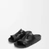 Ease Monogram Pantolette aus pflanzlich gegerbtem Kalbsleder