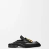 Edge Loafer-Pantolette aus gebürstetem Kalbsleder Edge Loafer-Pantolette aus gebürstetem Kalbsleder