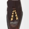 Edge Loafer-Pantolette aus gebürstetem Kalbsleder Edge Loafer-Pantolette aus gebürstetem Kalbsleder