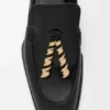 Edge Loafer-Pantolette aus gebürstetem Kalbsleder Edge Loafer-Pantolette aus gebürstetem Kalbsleder