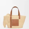 Elephant Basket aus Raffia und Kalbsleder Elephant Basket aus Raffia und Kalbsleder