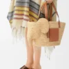 Elephant Basket aus Raffia und Kalbsleder Elephant Basket aus Raffia und Kalbsleder