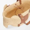 Elephant Basket aus Raffia und Kalbsleder Elephant Basket aus Raffia und Kalbsleder