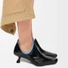 Emily Aqua Stiefelette aus PVC