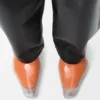 Emily Aqua Stiefelette aus PVC