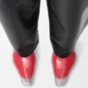 Emily Aqua Stiefelette aus PVC
