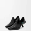 Emily Aqua Stiefelette aus PVC