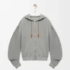 Flamenco-Hoodie aus Baumwolle und Kaschmir Flamenco-Hoodie aus Baumwolle und Kaschmir