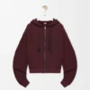Flamenco-Hoodie aus Baumwolle und Kaschmir Flamenco-Hoodie aus Baumwolle und Kaschmir