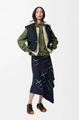 Flamenco-Hoodie aus Baumwolle und Kaschmir Flamenco-Hoodie aus Baumwolle und Kaschmir