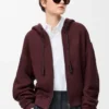 Flamenco-Hoodie aus Baumwolle und Kaschmir Flamenco-Hoodie aus Baumwolle und Kaschmir