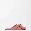 Flamenco-Knoten-Mule aus Lammleder