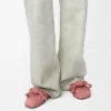 Flamenco-Knoten-Mule aus Lammleder