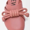 Flamenco-Knoten-Mule aus Lammleder