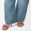Flamenco-Knoten-Sandale aus Lammleder