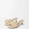 Flamenco-Knoten-Sandale aus Lammleder