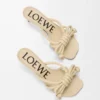Flamenco-Knoten-Sandale aus Lammleder