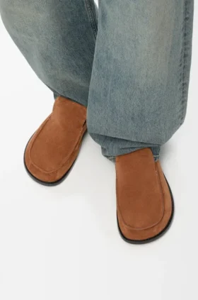 Flex-Loafer aus Wildleder