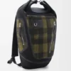 Flex-Roll-Top-Rucksack aus Canvas und gebürstetem Wildleder Flex-Roll-Top-Rucksack aus Canvas und gebürstetem Wildleder