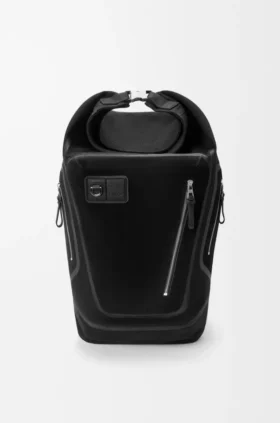 Flex Roll-Top-Rucksack aus Canvas und Wildleder