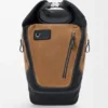 Flex Roll-Top-Rucksack aus Canvas und Wildleder