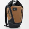 Flex Roll-Top-Rucksack aus Canvas und Wildleder