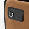 Flex Roll-Top-Rucksack aus Canvas und Wildleder