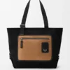 Flex Zipped Tote Bag aus Canvas und Wildleder Flex Zipped Tote Bag aus Canvas und Wildleder