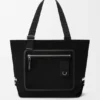 Flex Zipped Tote Bag aus Canvas und Wildleder Flex Zipped Tote Bag aus Canvas und Wildleder