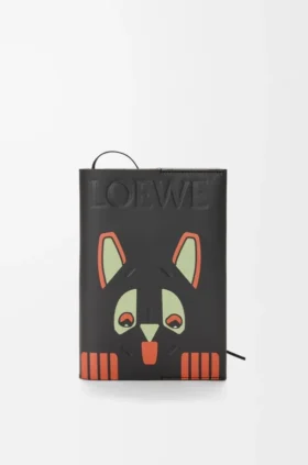 Futurist cat Notizbuch aus Kalbsleder