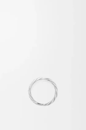 Geflochtener Ring aus Sterlingsilber