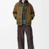 Gepolsterte Jacke aus technischer Baumwolle Gepolsterte Jacke aus technischer Baumwolle
