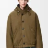 Gepolsterte Jacke aus technischer Baumwolle Gepolsterte Jacke aus technischer Baumwolle