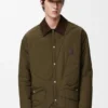 Gepolstertes Overshirt aus technischem Shell-Material Gepolstertes Overshirt aus technischem Shell-Material