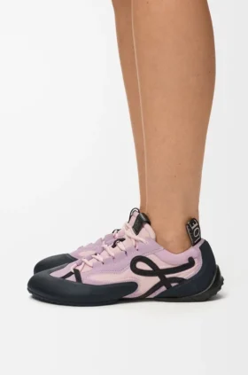 Grip-Sneaker aus Nylon und Wildleder