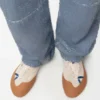 Grip-Sneaker aus Nylon und Wildleder Grip-Sneaker aus Nylon und Wildleder
