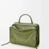 Grosse Amazona 180-Tasche aus Straussenleder Grosse Amazona 180-Tasche aus Straussenleder