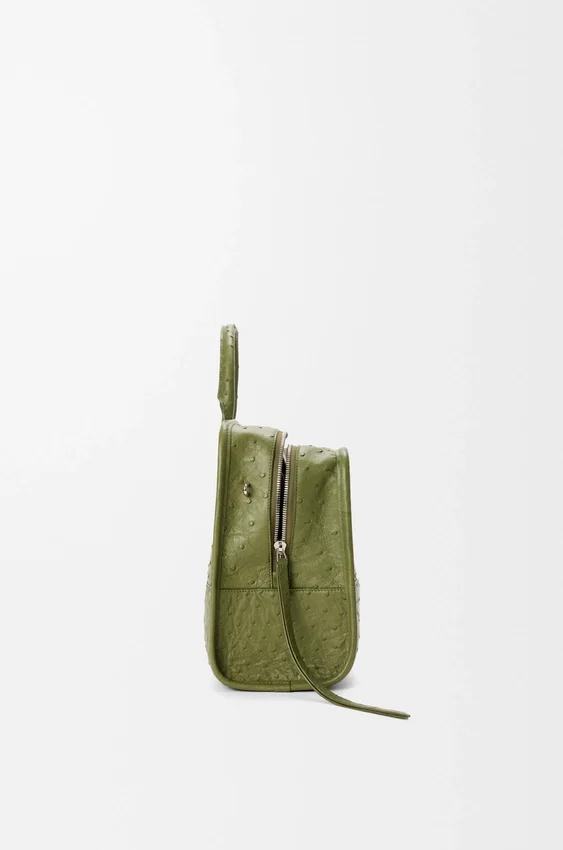 Grosse Amazona 180-Tasche aus Straussenleder Grosse Amazona 180-Tasche aus Straussenleder