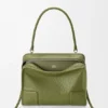 Grosse Amazona 180-Tasche aus Straussenleder Grosse Amazona 180-Tasche aus Straussenleder