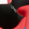 Grosse Bilbao Bucket mit übergrossem Logo aus glattem Kalbsleder