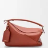Grosse «Featherlight Puzzle»-Tasche aus Nappa-Lammleder