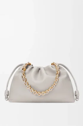 Grosse Flamenco Purse aus weichem Nappa-Lammleder