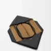 Grosse, horizontale Puzzle Fold-Tragetasche aus weichem, genarbtem Kalbsleder Grosse, horizontale Puzzle Fold-Tragetasche aus weichem, genarbtem Kalbsleder