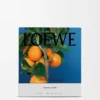 Grosse Kerze mit Orangenblüte