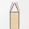 Grosse Loewe Font Tote aus Raffia